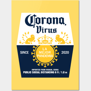 Corona Virus beer Posters and Art